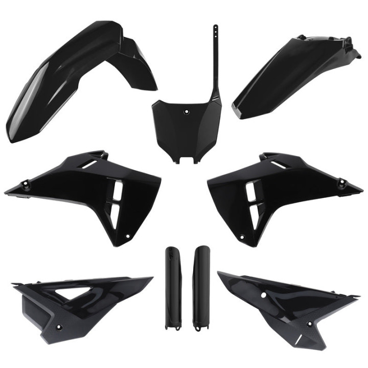 Kit plastique Polisport restyling Honda crf noir | Oxmoto