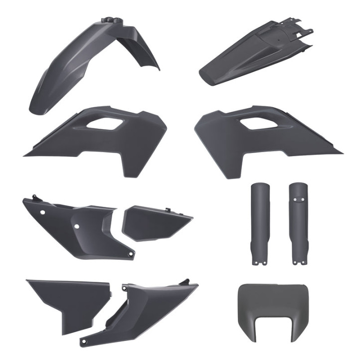 Kit plastique Polisport Husqvarna gris 1149514001 | Oxmoto