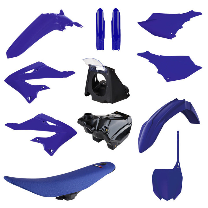 Kit plastique Polisport restyle Yamaha bleu | Oxmoto