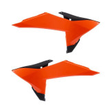 Ouïes de radiateur Polisport KTM orange | Oxmoto