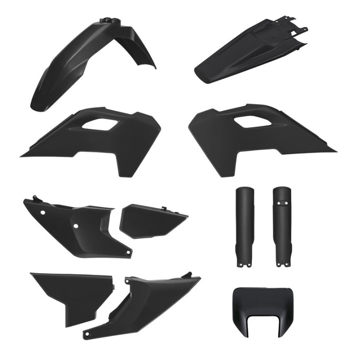 Kit plastique Polisport Husqvarna noir 1149513001 | Oxmoto