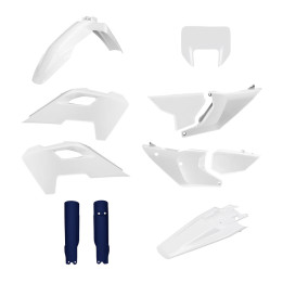 Kit plastique Polisport Husqvarna blanc 1149515001 | Oxmoto
