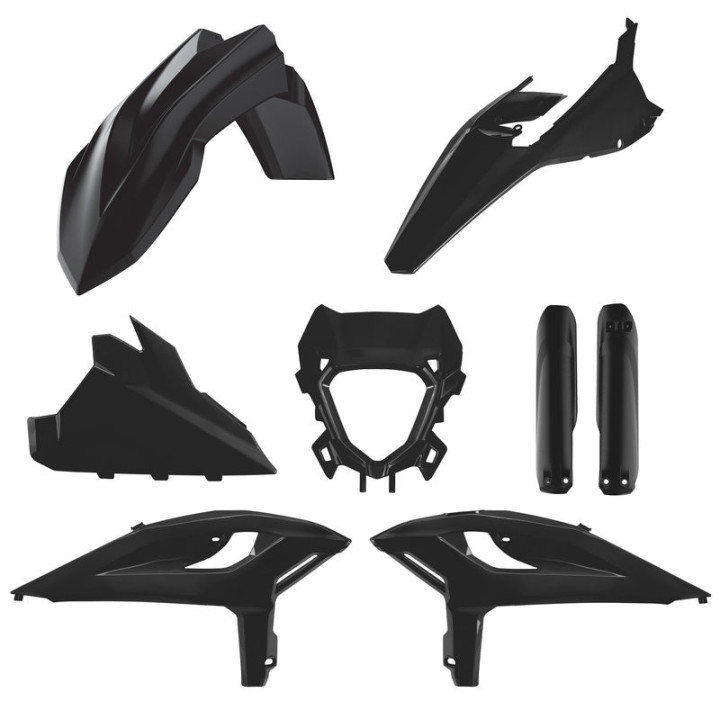 Kit plastique Polisport Beta noir | Oxmoto