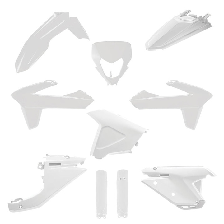 Kit plastique Polisport sherco blanc | Oxmoto