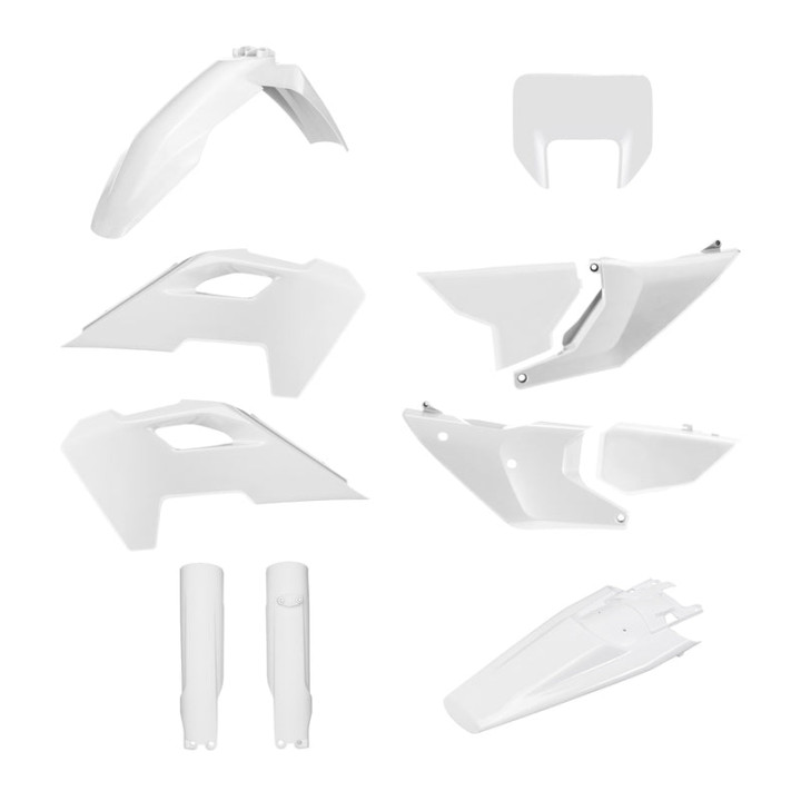 Kit plastique Polisport Husqvarna blanc 1149512001 | Oxmoto