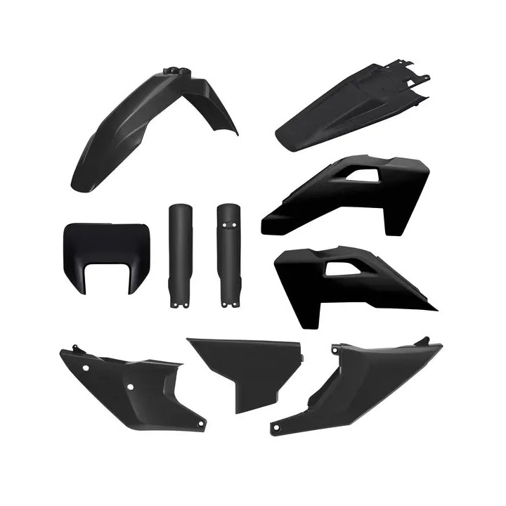 Kit plastique Polisport Husqvarna noir 1151340003 | Oxmoto