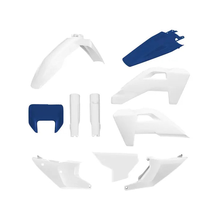 Kit plastique Polisport Husqvarna blanc 1151340001 | Oxmoto