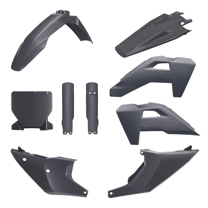 Kit plastique Polisport Husqvarna blanc 1151338003 | Oxmoto