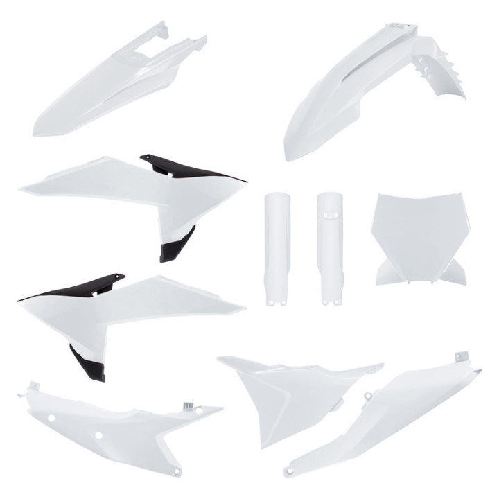 Kit plastique Polisport KTM blanc 1151335002 | Oxmoto