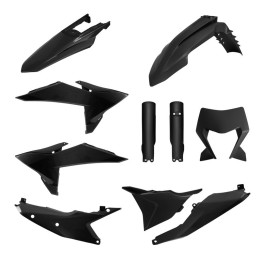 Kit plastique Polisport KTM noir 1151336003 | Oxmoto
