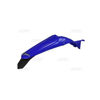Garde-boue arrière + support de plaque avec feu UFO bleu Yamaha WR450F