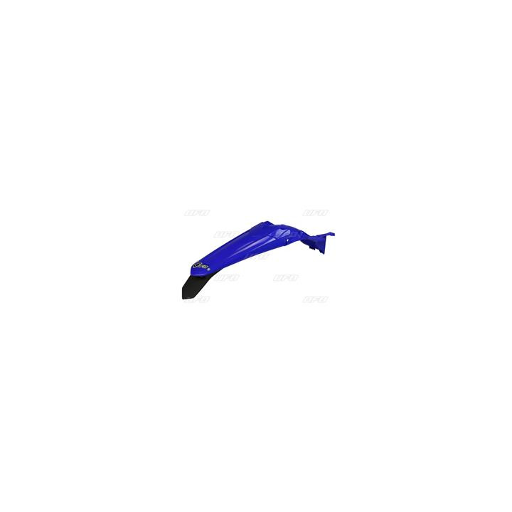 Garde-boue arrière + support de plaque avec feu UFO bleu Yamaha WR450F