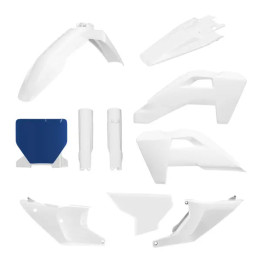 Kit plastique Polisport Husqvarna blanc 1151339001 | Oxmoto