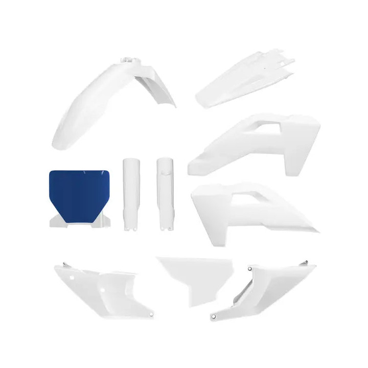 Kit plastique Polisport Husqvarna blanc 1151339001 | Oxmoto