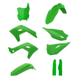 Kit plastique Polisport restyling Kawasaki vert | Oxmoto