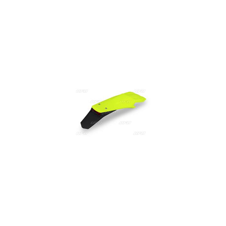 Garde-boue arrière + feu UFO jaune fluo Husqvarna fe/te