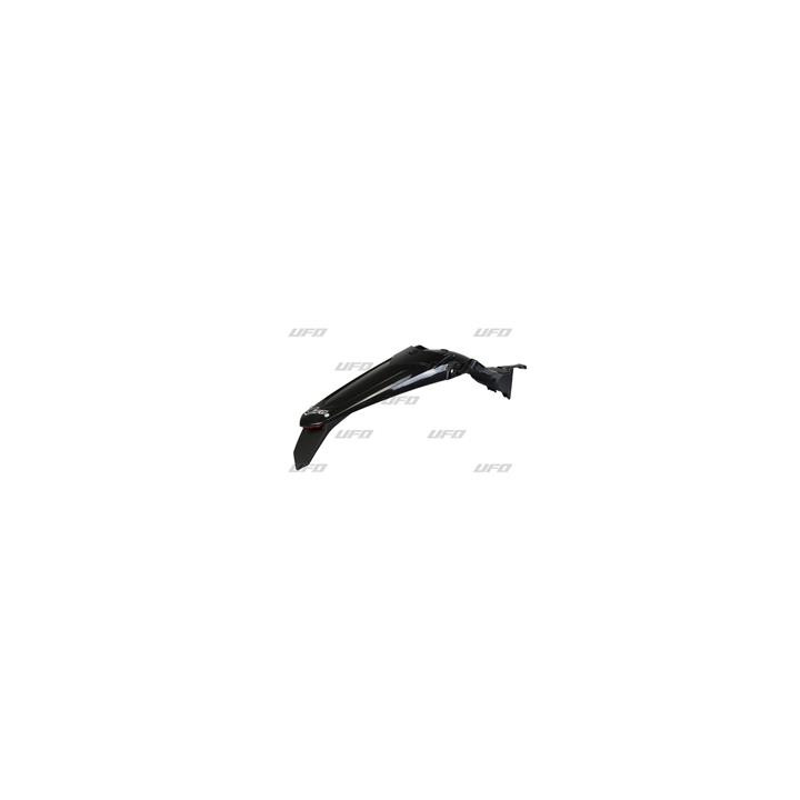 Garde-boue arrière + support de plaque avec feu UFO noir Yamaha WR450F