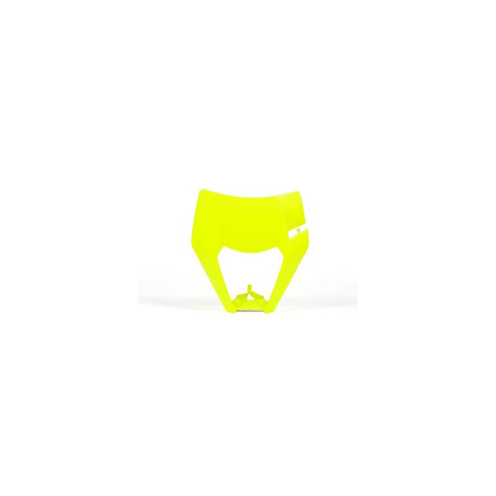 Plastique de plaque phare Racetech jaune fluo KTM exc