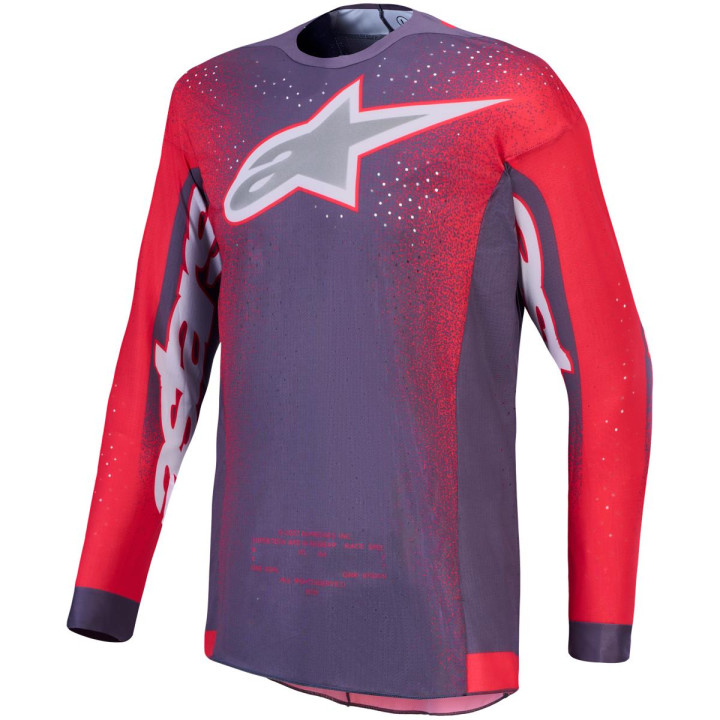 Tenue Alpinestars Supertech Hiten AFD gris/rouge | Oxmoto