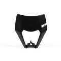 Plastique de plaque phare Racetech noir KTM exc | Oxmoto
