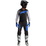 Tenue Alpinestars Supertech Hiten AFD noir/blanc | Oxmoto