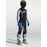 Tenue Alpinestars Supertech Hiten AFD noir/blanc | Oxmoto