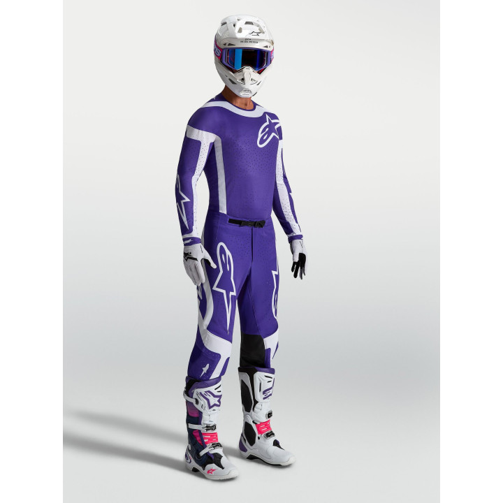 Tenue Alpinestars Supertech Vesta bleu/blanc | Oxmoto