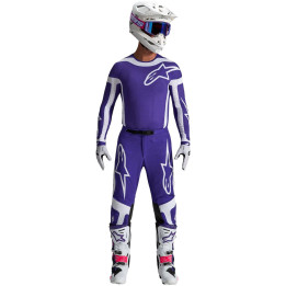 Tenue Alpinestars Supertech Vesta bleu/blanc | Oxmoto
