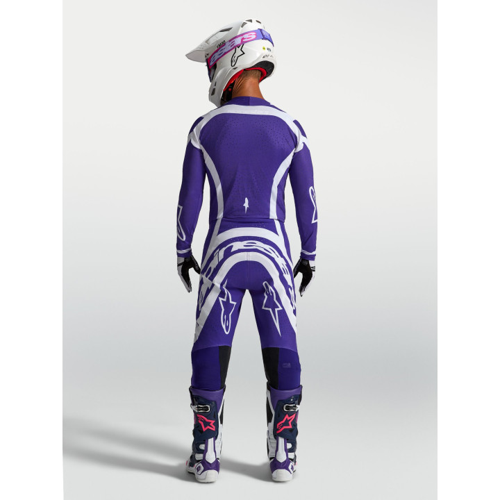 Tenue Alpinestars Supertech Vesta bleu/blanc | Oxmoto