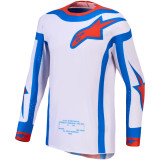 Tenue Alpinestars Supertech Vesta blanc/rouge | Oxmoto