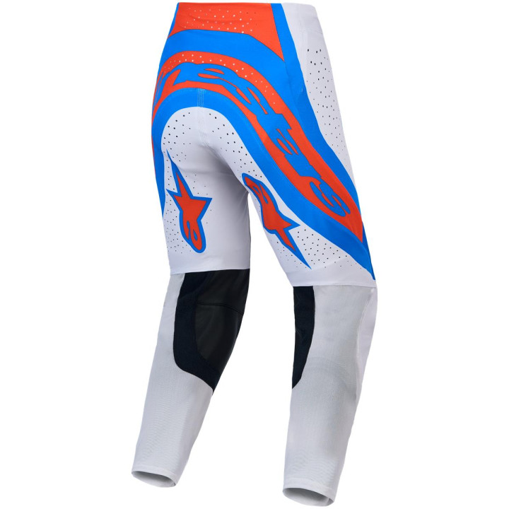 Tenue Alpinestars Supertech Vesta blanc/rouge | Oxmoto