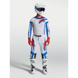 Tenue Alpinestars Supertech Vesta blanc/rouge | Oxmoto