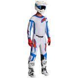 Tenue Alpinestars Supertech Vesta blanc/rouge | Oxmoto