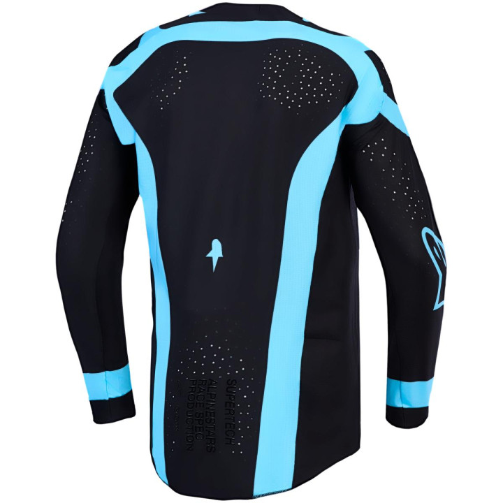 Tenue Alpinestars Supertech Vesta noir/turquoise | Oxmoto