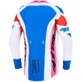 Tenue Alpinestars Supertech Dyna blanc/bleu | Oxmoto