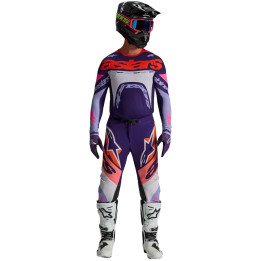 Tenue Alpinestars Supertech Dyna violet/rose | Oxmoto
