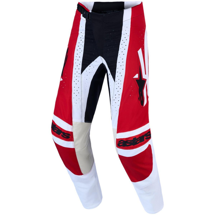 Tenue Alpinestars Techstar Maven rouge/blanc | Oxmoto