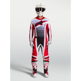 Tenue Alpinestars Techstar Maven rouge/blanc | Oxmoto