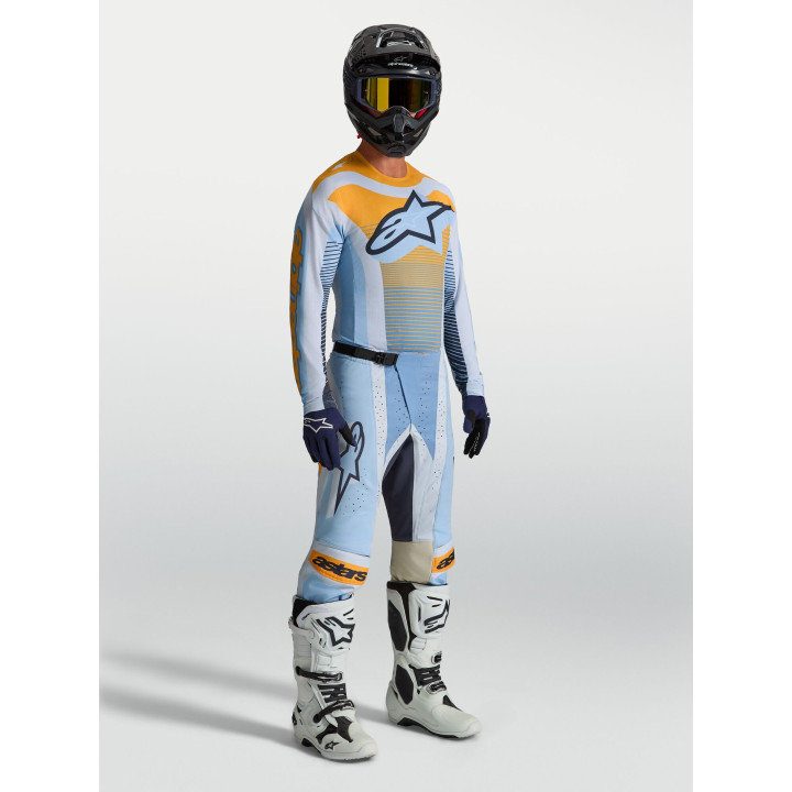 Tenue Alpinestars Techstar Maven bleu/noir | Oxmoto