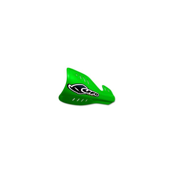 Protège-mains UFO vert KX Kawasaki KX250F | Oxmoto