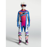 Tenue Alpinestars Techstar Maven blanc/corail | Oxmoto