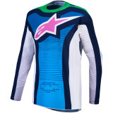 Tenue Alpinestars Techstar Maven blanc/bleu | Oxmoto