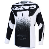 Tenue Alpinestars Techstar Swan blanc/noir | Oxmoto