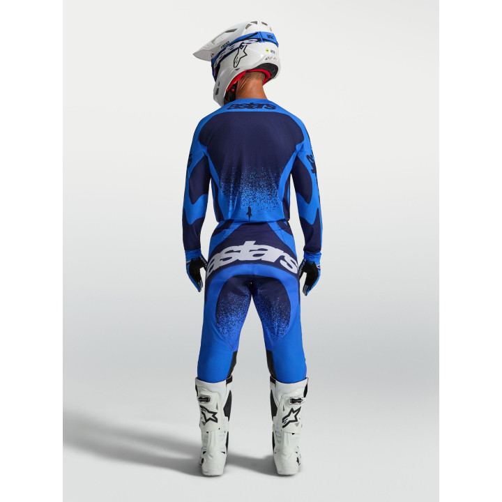 Tenue Alpinestars Techstar Swan bleu | Oxmoto
