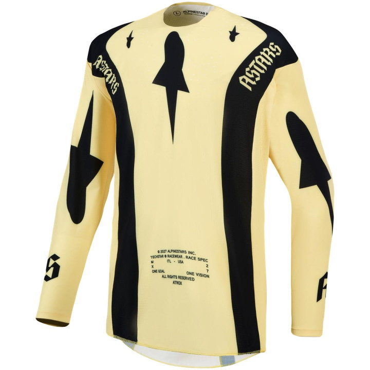 Tenue Alpinestars Techstar Atrox jaune/noir | Oxmoto