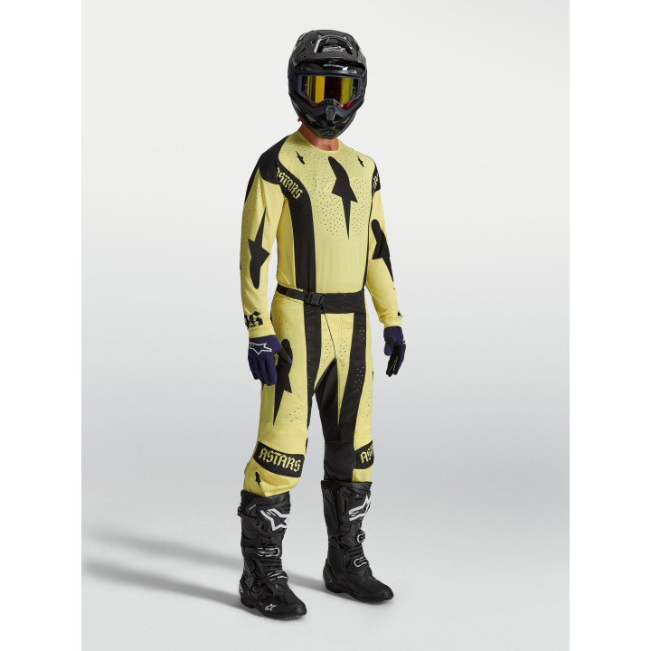 Tenue Alpinestars Techstar Atrox jaune/noir | Oxmoto