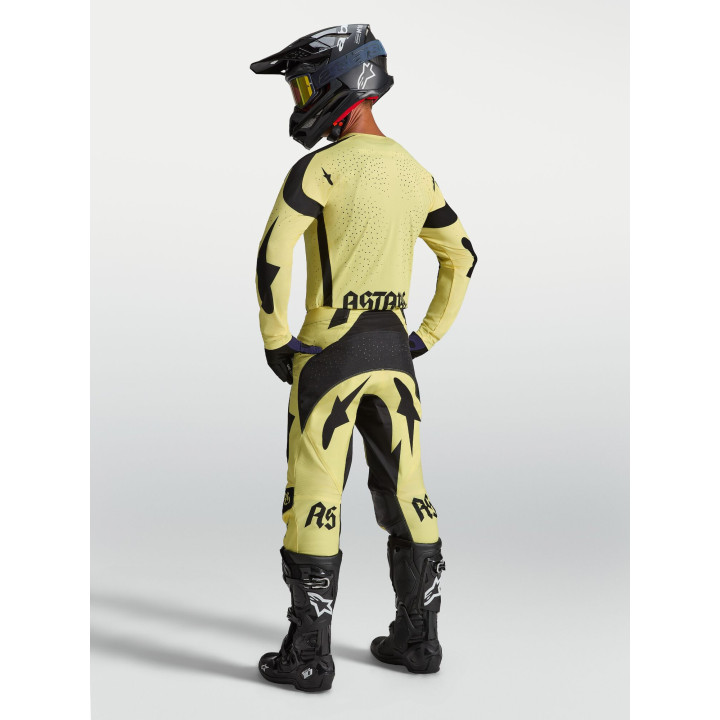 Tenue Alpinestars Techstar Atrox jaune/noir | Oxmoto