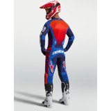 Tenue Alpinestars Racer Hunt bleu/rouge | Oxmoto