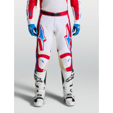 Tenue Alpinestars Racer Hunt blanc/rouge | Oxmoto