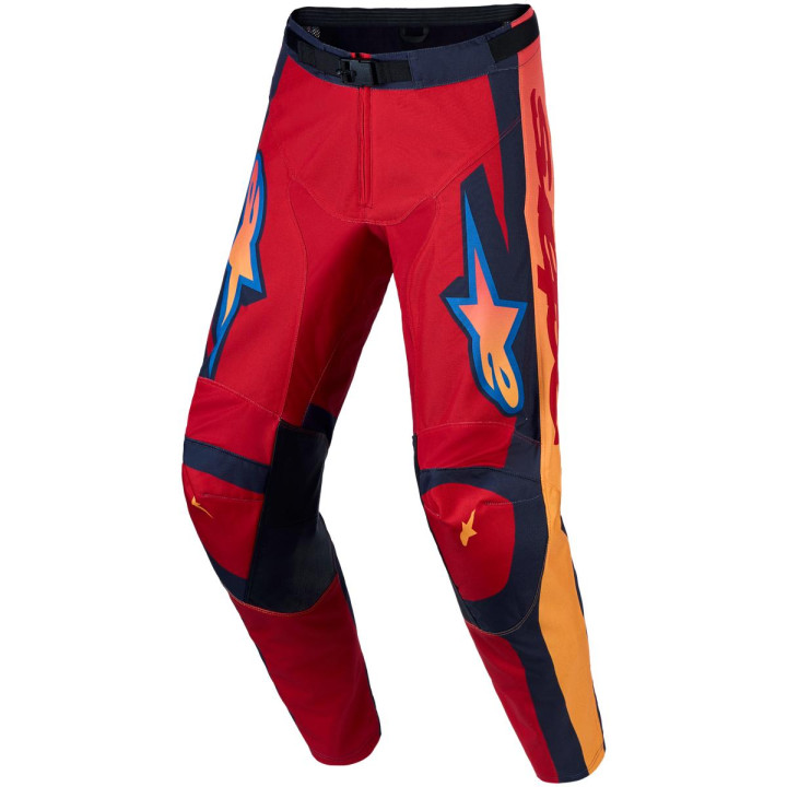 Tenue Alpinestars Racer Hunt rouge/gris | Oxmoto